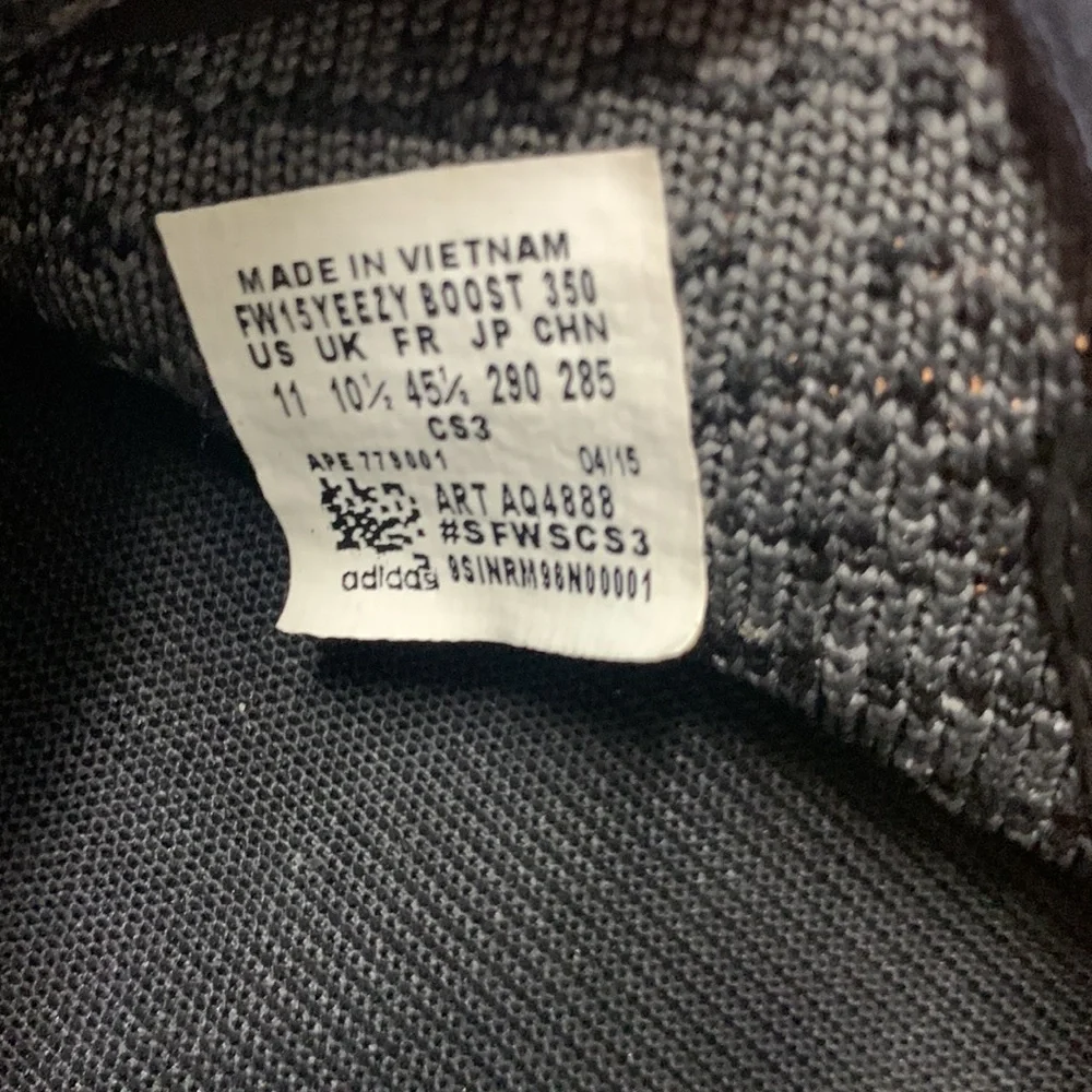 Adidas YZY Knit Lace-Up Casual Sneakers